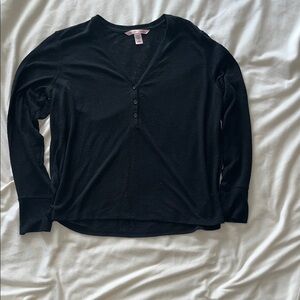 Victoria’s Secret black pajama top